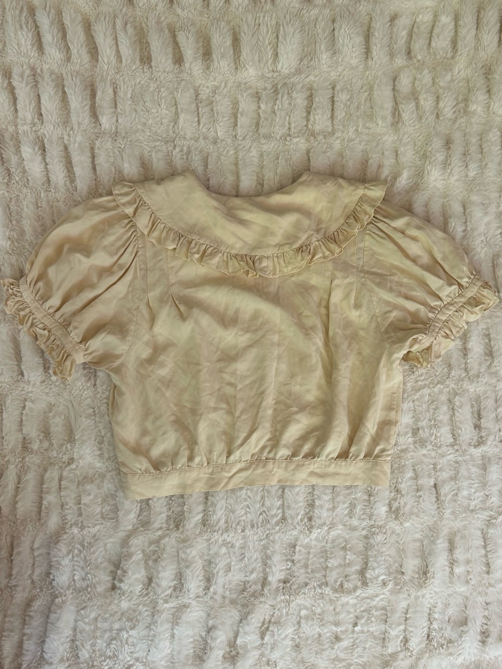 Doen Silk Sparrow Top in Ivory - Picture 9 of 9